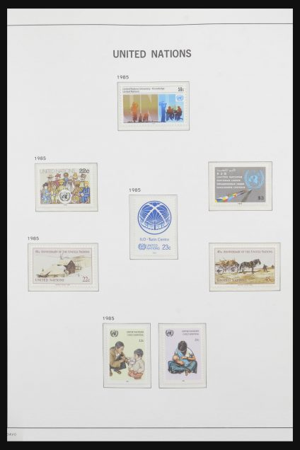 Stamp collection 31719 United Nations 1985-2015.