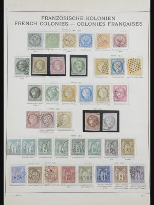 Stamp collection 31751 French colonies classic 1852-1901.