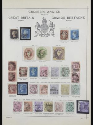 Stamp collection 31754 Great Britain 1840-1900.
