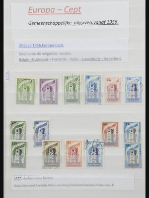 Stamp collection 31757 Europa CEPT 1956-2017.