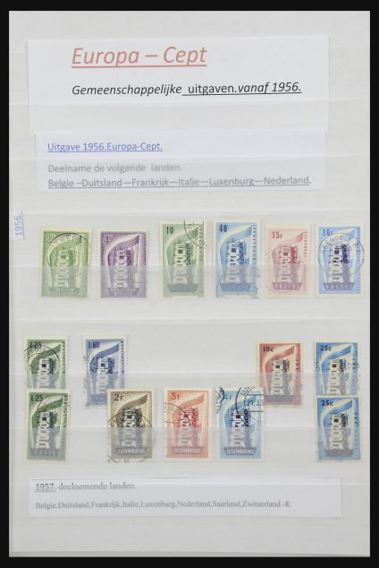 Stamp collection 31757 Europa CEPT 1956-2017.