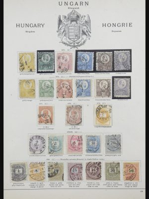 Stamp collection 31763 Balkan and Hungary 1871-1901.