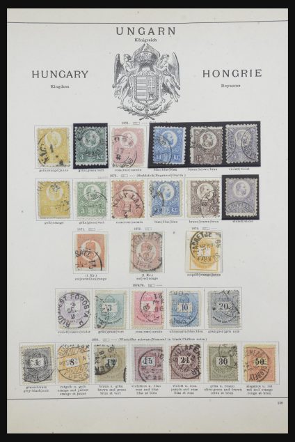 Stamp collection 31763 Balkan and Hungary 1871-1901.