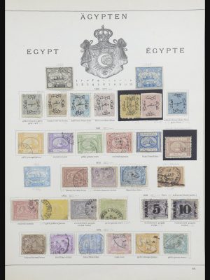 Stamp collection 31770 Egypt 1866-1893.