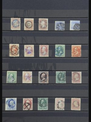 Stamp collection 31783 USA fancy cancels 1857-1893.