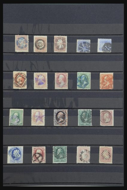 Stamp collection 31783 USA fancy cancels 1857-1893.