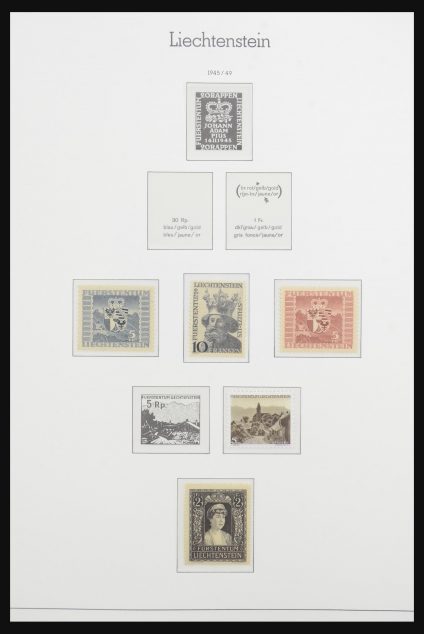 Stamp collection 31792 Liechtenstein 1945-2018!