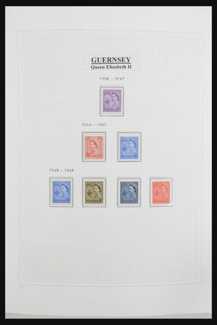 Stamp collection 31796 Guernsey 1969-2010.