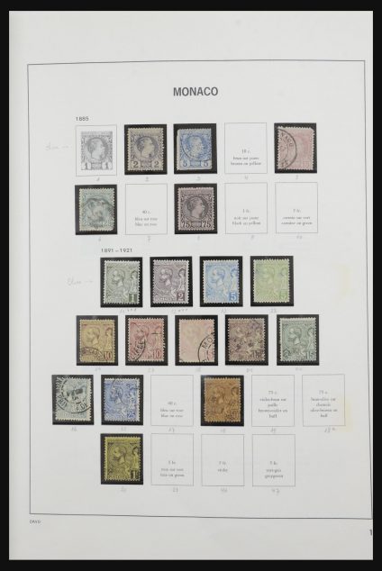 Stamp collection 31815 Monaco 1885-1980.