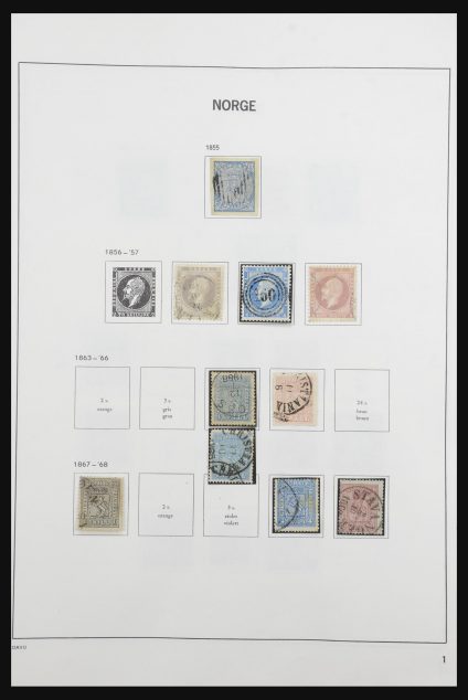 Stamp collection 31817 Norway 1855-2013!