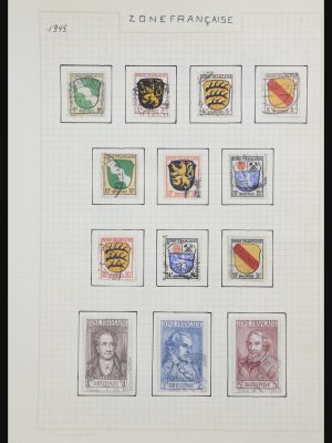 Stamp collection 31823 Germany 1945-1955.