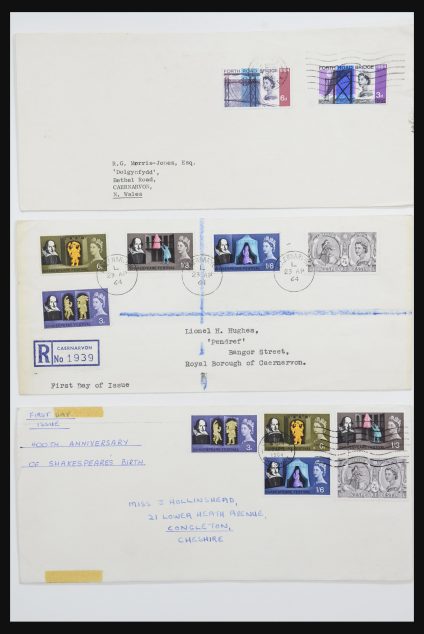 Stamp collection 31832 Great Britain FDC's 1964-2008.