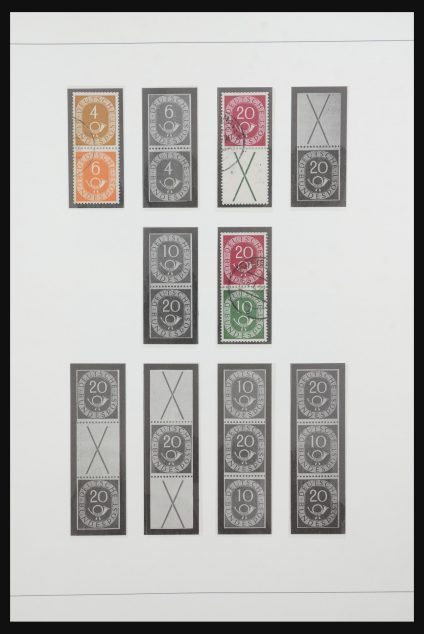 Stamp collection 31842 Bundespost combinations 1951-2003.
