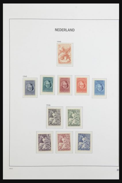 Stamp collection 31852 Netherlands 1945-1969.