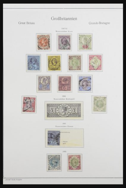 Stamp collection 31863 Great Britain 1858-1973.