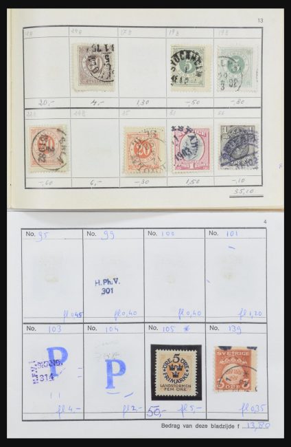 Stamp collection 31871 Western Europe approval booklets.