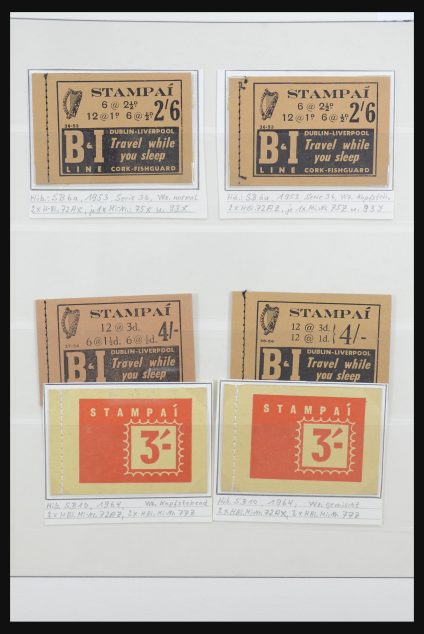 Stamp collection 31880 Ireland stamp booklets 1953-1999.