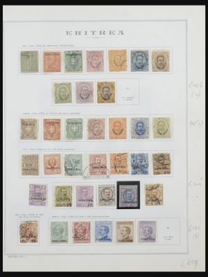 Stamp collection 31881 Eritrea 1893-1941.