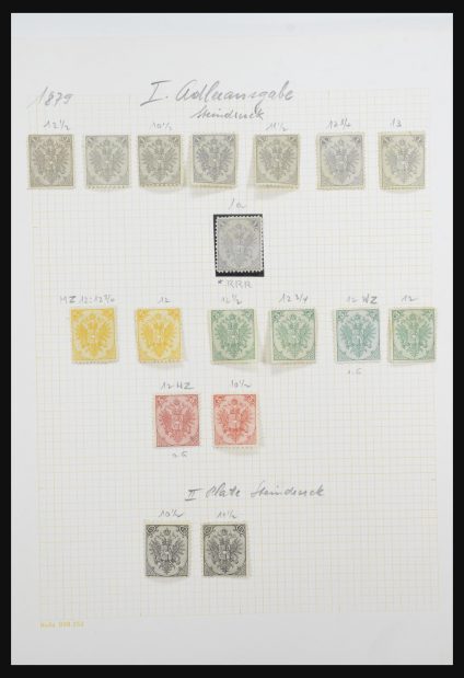 Stamp collection 31886 Bosnia Herzegovina 1879-1918.