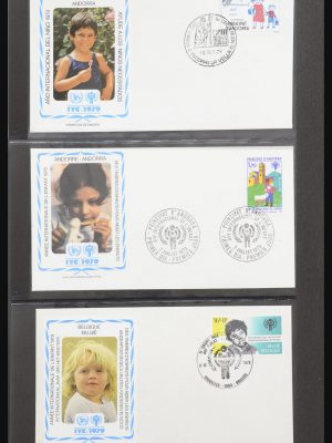 Stamp collection 31957 Unicef year of the child 1979.