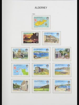 Stamp collection 31978 Alderney 1983-2019!