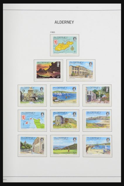 Stamp collection 31978 Alderney 1983-2019!