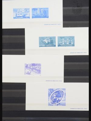 Stamp collection 31982 France epreuves 1995-2008.