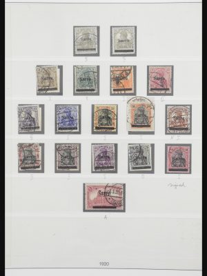 Stamp collection 31992 Saar 1920-1959.