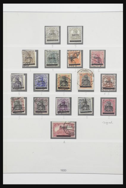 Stamp collection 31992 Saar 1920-1959.