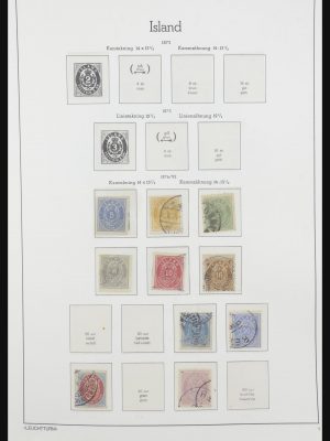 Stamp collection 32031 Iceland 1876-1991.