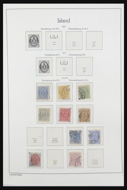 Stamp collection 32031 Iceland 1876-1991.