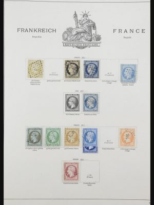Stamp collection 32033 France and colonies 1849-1932.