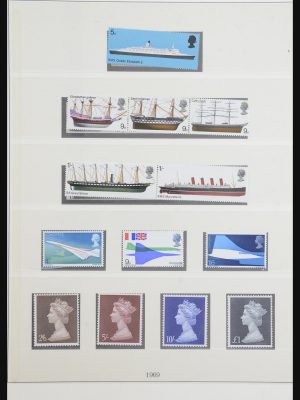 Stamp collection 32047 Great Britain 1969-1985.