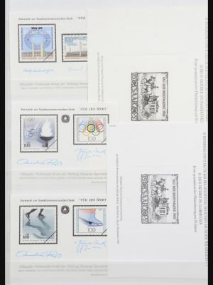 Stamp collection 32050 Bundespost special sheets 1980-2010.