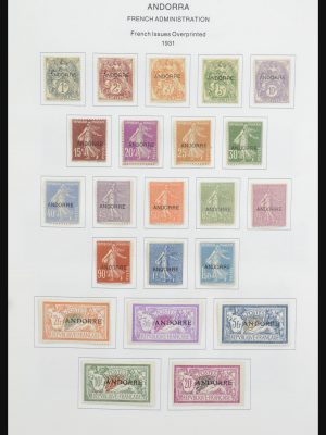 Stamp collection 32058 French Andorra 1931-2015.