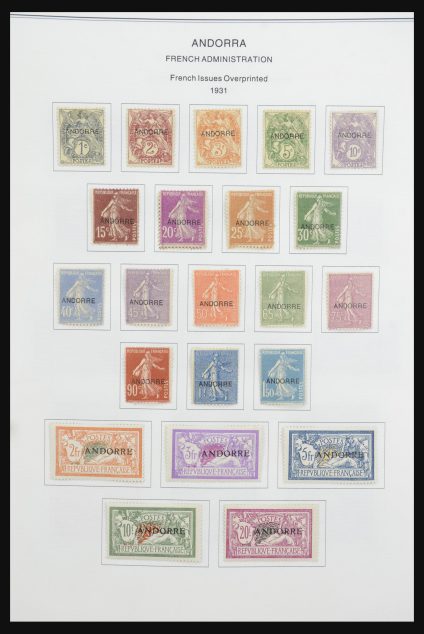 Stamp collection 32058 French Andorra 1931-2015.