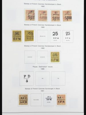 Stamp collection 32061 St. Pierre et Miquelon 1885-1991.