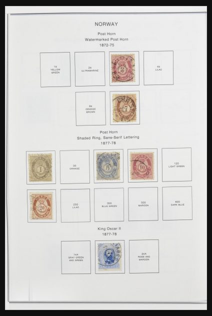 Stamp collection 32069 Norway 1863-2011.