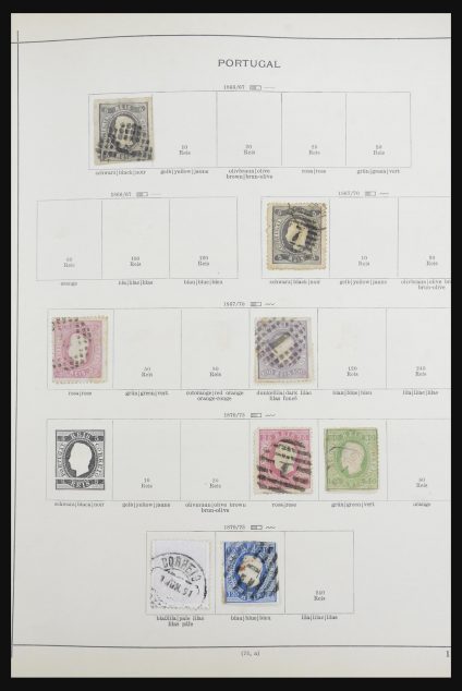 Stamp collection 32070 Portugal and colonies 1857-1953.