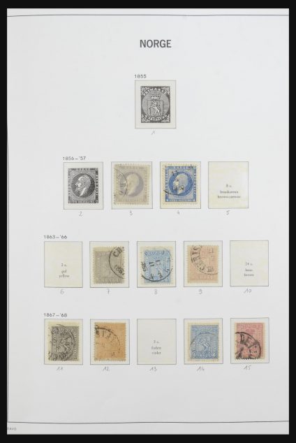 Stamp collection 32083 Norway 1856-1995.