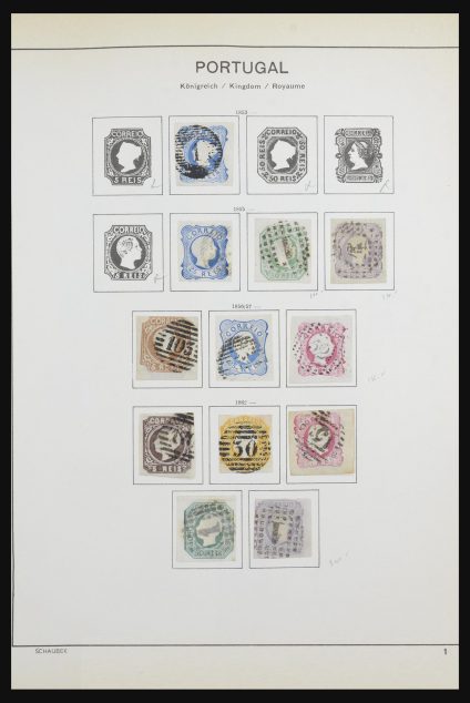 Stamp collection 32084 Portugal 1853-1984.