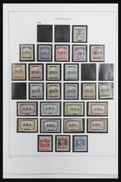 Stamp collection 32085 Yugoslavia 1918-1992.