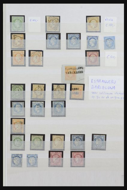 Stamp collection 32097 France classic cancels.