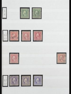 Stamp collection 32098 USA 1913-1922.