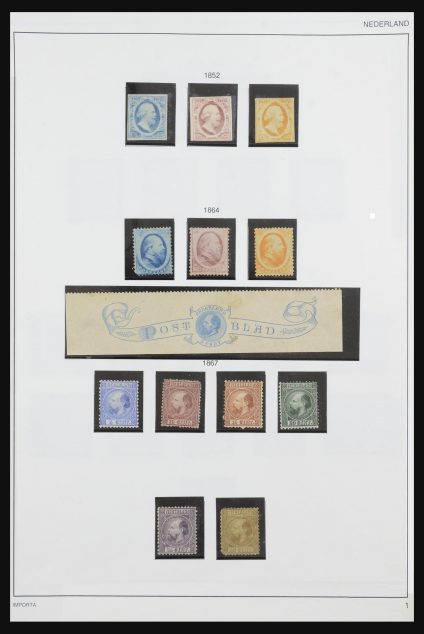 Stamp collection 32100 Netherlands 1852-1986.