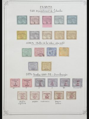 Stamp collection 32101 Panama 1887-1911.