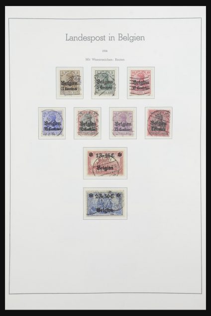 Stamp collection 32112 German territories 1914-1920.