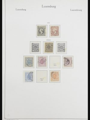 Stamp collection 32119 Luxembourg 1852-1973.