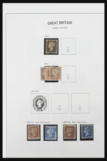 Stamp collection 32128 Great Britain 1840-1999.