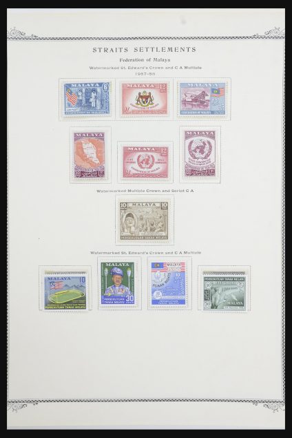 Stamp collection 32137 Malaysia 1957-1983.